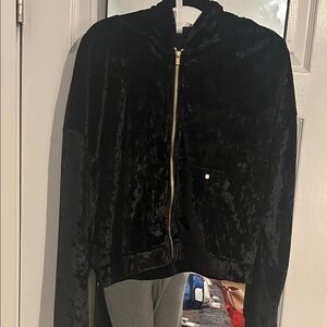 Fabletics Midnight Black Teddy Jacket